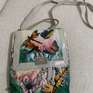 Anuschka Multicolor Hand-Painted Women's Bag
